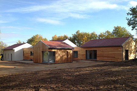 Construction d’une maison ossature bois à Chambles